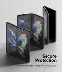 لاصقة حماية الشاشة الأمامية الخلفية لهاتف Samsung Galaxy Z Fold 4 شفاف Dual Easy Film High Resolution Support Ultrasonic Fingerprint - Ringke - SW1hZ2U6NjM0Nzg4