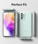 Ringke Fusion Case Compatible with Samsung Galaxy A73 5G (2022), Transparent Anti-Fingerprint Frosted Hard Back Shockproof TPU Bumper Protective Phone Cover for Samsung Galaxy A73 5G- Matte Clear - SW1hZ2U6NjM1MjEz