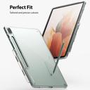 كفر سامسونغ مقاوم للصدمات - شفاف Ringke Fusion Case Compatible with Samsung Galaxy Tab S7 FE - SW1hZ2U6NjM1Mjk4