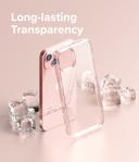 كفر آيفون مقاوم للصدمات - شفاف Fusion Cover for iPhone 13 Mini Case Shock Proof Transparent Tough Impact Alleviation Technology Raised Bezel - Ringke - SW1hZ2U6NjM1MzQ5