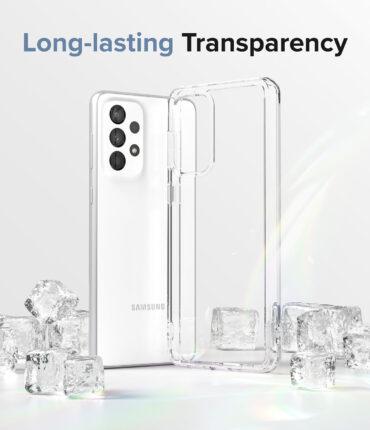 كفر سامسونغ مقاوم للصدمات - شفاف Fusion Compatible with Samsung Galaxy A33 Case - Ringke