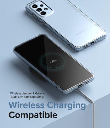 كفر سامسونغ مقاوم للصدمات - شفاف Fusion Compatible with Samsung Galaxy A73 Case - Ringke