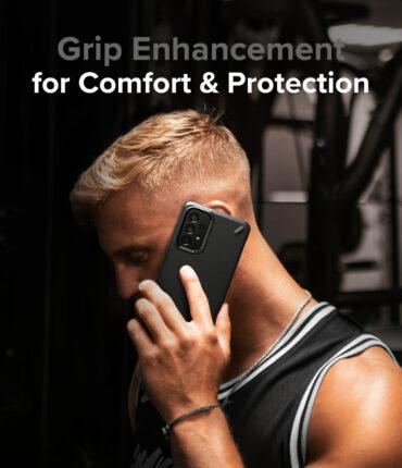 كفر سامسونغ مقاوم للصدمات - رمادي غامق Ringke Onyx Compatible with Samsung Galaxy A53 Case