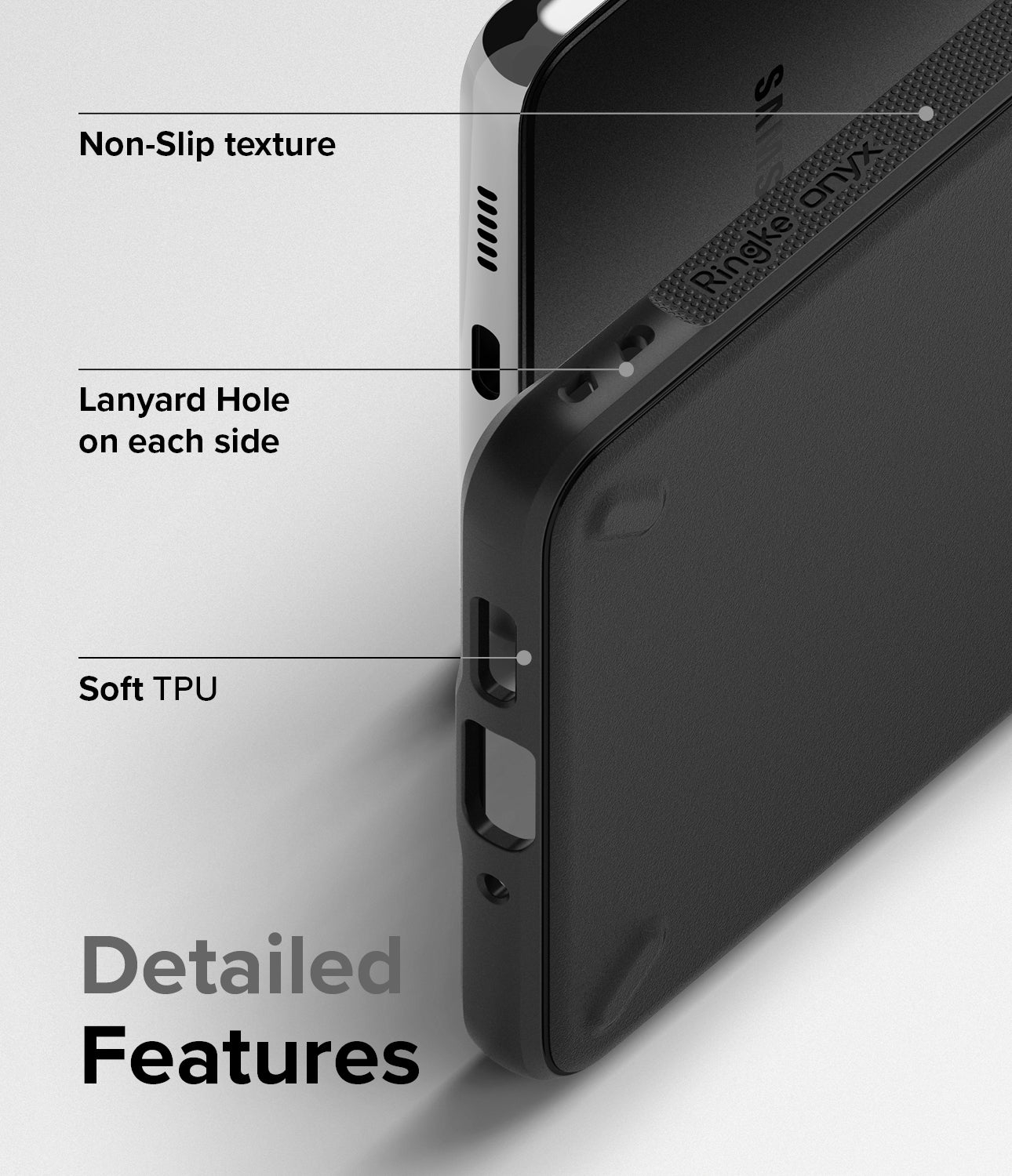 كفر سامسونغ مقاوم للصدمات - كحلي Ringke Onyx Case Compatible with Samsung Galaxy A53