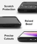كفر سامسونغ مقاوم للصدمات - أسود Onyx Compatible with Samsung Galaxy A73 5G (2022) Case Non-Slip Flexible TPU Cover- Ringke - SW1hZ2U6NjM2ODUz