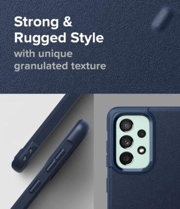 كفر سامسونغ مقاوم للصدمات - أزرق غامق Onyx Compatible with Samsung Galaxy A73 5G (2022) Case Non-Slip Flexible TPU Cover- Ringke