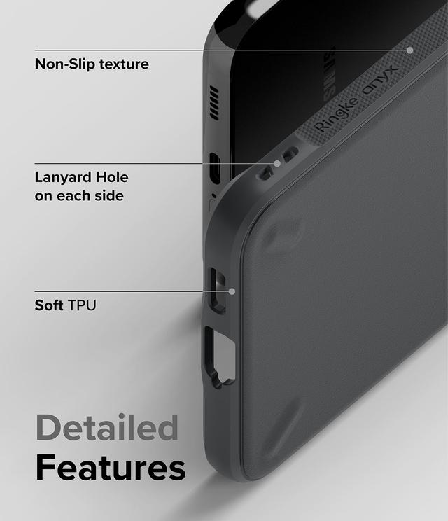 كفر سامسونغ مقاوم للصدمات - أزرق غامق Onyx Compatible with Samsung Galaxy S22 Plus 5G (2022) Case Non-Slip Flexible TPU Cover- Ringke - SW1hZ2U6NjM3MDE0