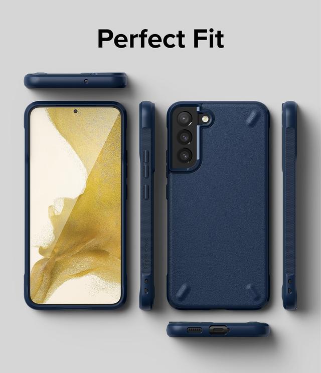 Ringke Onyx Compatible with Samsung Galaxy S22 Plus 5G Case (2022), Rugged Shockproof Non-Slip TPU Slim Thin Phone Cover for Galaxy S22 Plus - Navy - SW1hZ2U6NjM3MDIw