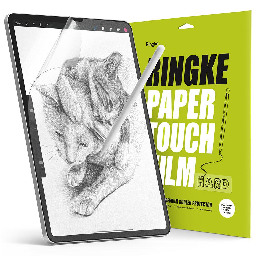 لاصقة حماية الشاشة لجهاز iPad Air 4th 10.9inch حزمة 2في1 شفاف Paper Touch [Hard] Film Screen Protector - Ringke