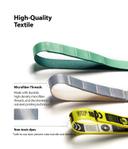 Ringke Ring Band Strap, Quick Side Release Ring Clip Microfiber Band Grip Cell Phone Holder for Phone Case - Mint - SW1hZ2U6NjM3MzAw