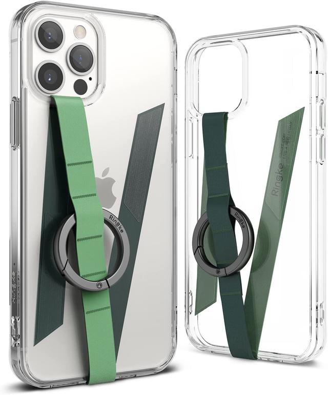 حزام حامل الموبايل مع حلقة - أخضر - Ring Band Strap, Phone Holder for Phone Case - Ringke - SW1hZ2U6NjM3Mjg2
