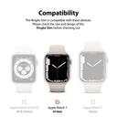 اطار ساعة أبل (كفر ساعة أبل) 2 قطعة - شفاف / أبيض Ringke Slim Case Apple Watch 7 41mm - SW1hZ2U6NjM3MzU0