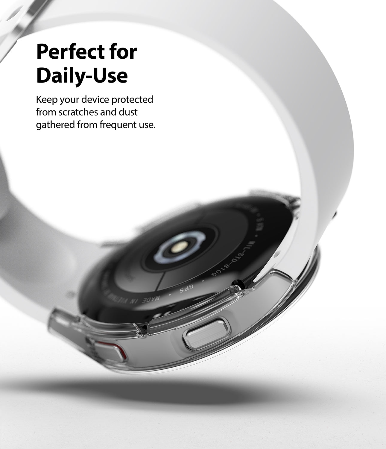اطار ساعة سامسونج (كفر ساعة) 2 قطعة 40 ملم - شفاف و كروم Ringke Slim Case Samsung Galaxy Watch 4
