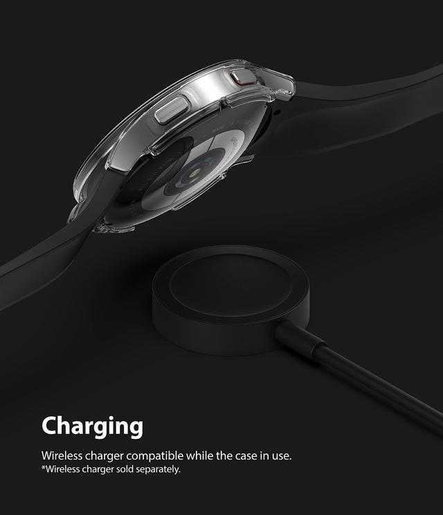 اطار ساعة سامسونج (كفر ساعة) 2 قطعة 44 ملم - شفاف و كروم غامق Ringke Slim Case Samsung Galaxy Watch 4 - SW1hZ2U6NjM3NDg2