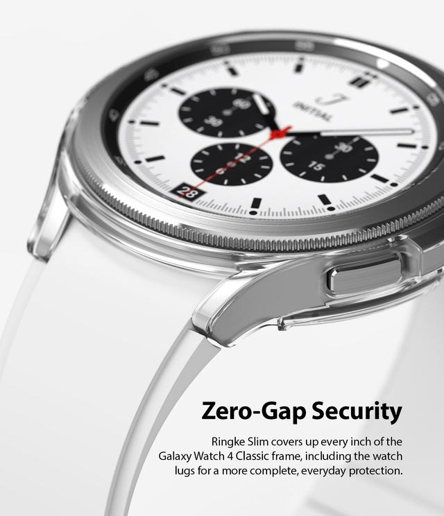 اطار ساعة سامسونج (كفر ساعة) 2 قطعة 42 ملم - أبيض و شفاف Ringke Slim Case Samsung Galaxy Watch 4 Classic - SW1hZ2U6NjM3NTMx