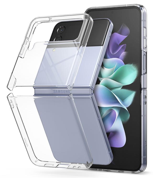 كفر سامسونغ مقاوم للصدمات - شفاف  Ringke Slim Compatible with Samsung Galaxy Z Flip 4 Case - SW1hZ2U6NjM3NjA0
