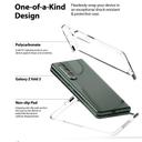 Ringke Slim Case for Galaxy Z Fold 3 Anti-Cling Micro-Dot Technology Shockproof Protective [ Samsung Galaxy Z Fold 3 Case Supports Fast Wireless Charging ] - Black - SW1hZ2U6NjM3Nzcx