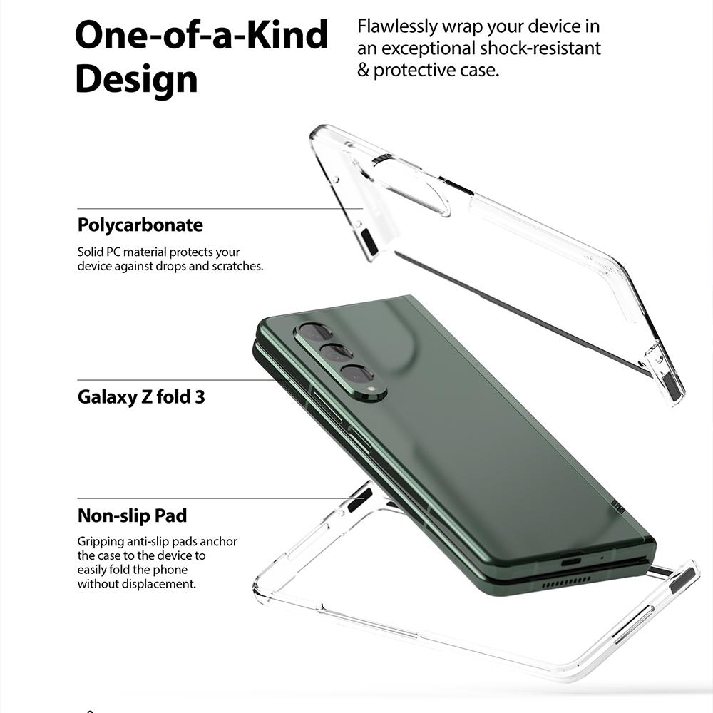 كفر سامسونغ مقاوم للصدمات - شفاف Ringke Slim Compatible with Samsung Galaxy Z Fold 3 Case