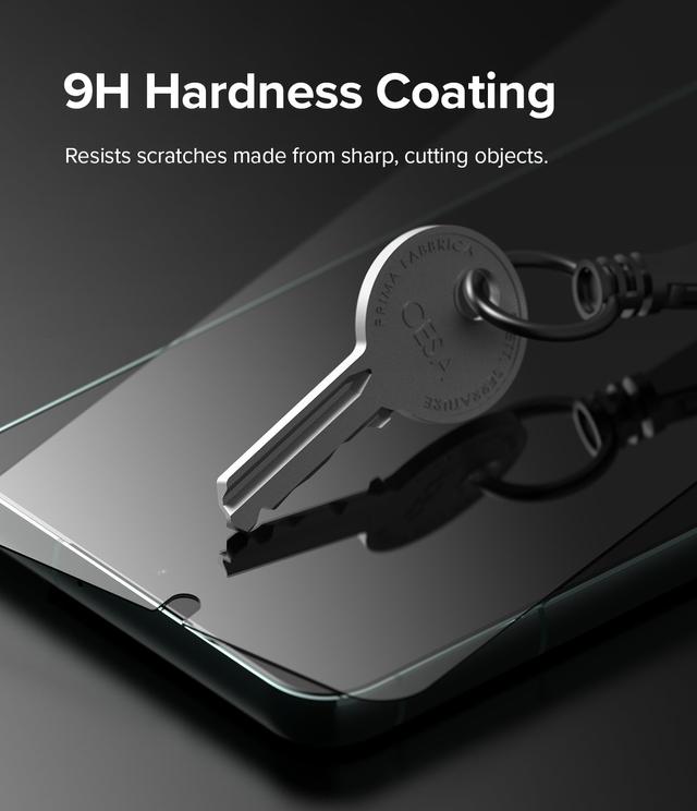 لاصقة حماية الشاشة لهاتف Samsung Galaxy S22 Plus زجاج حزمة 2في1 Tempered Glass Screen Protector - Ringke - SW1hZ2U6NjM3ODE0