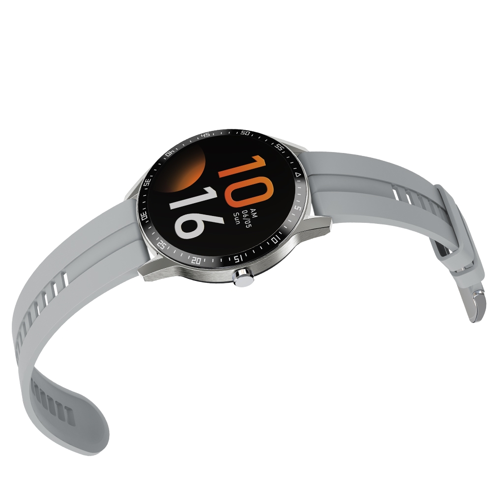 ساعة ذكية لليد رمادي Smartwatch Fitness Tracker with Heart Rate Blood Pressure Monitor Sleep Tracker - Wownect
