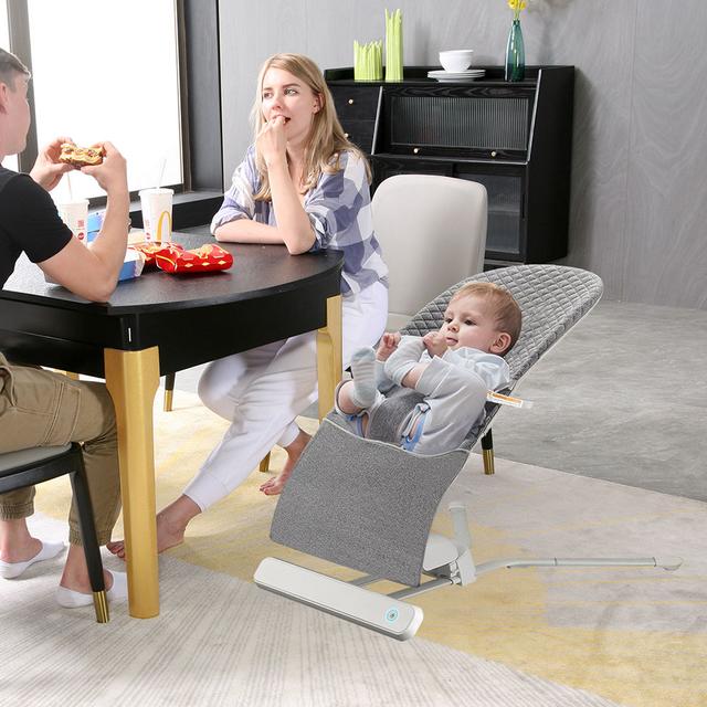 كرسي اطفال هزاز كهربائي (كرسي هزاز للاطفال) بامبل بيرد Automatic Portable Baby Swing and Bouncer - Bumble & Bird - SW1hZ2U6NjU0MTM5