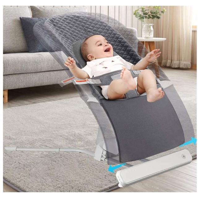 كرسي اطفال هزاز كهربائي (كرسي هزاز للاطفال) بامبل بيرد Automatic Portable Baby Swing and Bouncer - Bumble & Bird - SW1hZ2U6NjU0MTQ5