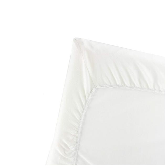 ملائة سرير عضوية قطن أبيض Organic Travel Cot Fitted Sheet Light - BABYBJORN - SW1hZ2U6NjYzNjEz