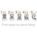 حزام حمل الأطفال رصاصي Contours Cocoon Baby Carrier - Kolcraft - SW1hZ2U6NjY0MTQw