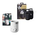 Tommee Tippee Closer to Nature Electric Bottle & Food warmer + Insulated Bottle Carriersx2 - SW1hZ2U6NjY0NzU3