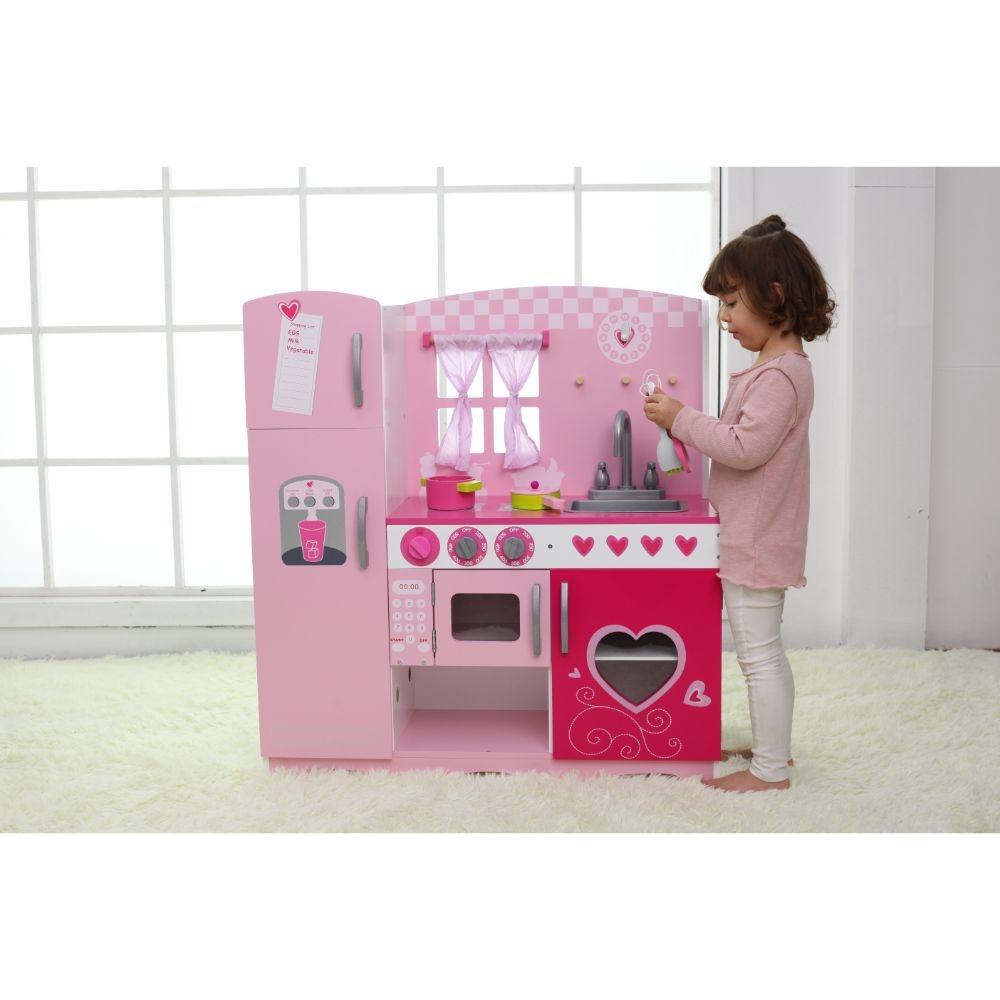 لعبة المطبخ للاطفال كلاسيك وورلد وردي classic world pink kitchen - 4}