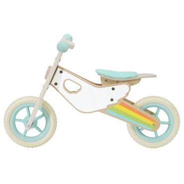 دراجة اطفال قوس قزح كلاسيك وورلد خشب classic world rainbow balance bike - 2}