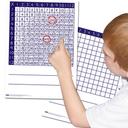 لعبة تعلم جدول الضرب للأطفال Eduk8 Worldwide A4 Multiplication Dry Erase Boards 30pcs - SW1hZ2U6NjU1OTkx