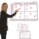 لعبة تعلم الرياضيات للأطفال Eduk8 Worldwide Teacher's Carroll & Venn Dry Erase Boards - SW1hZ2U6NjU2MDQx