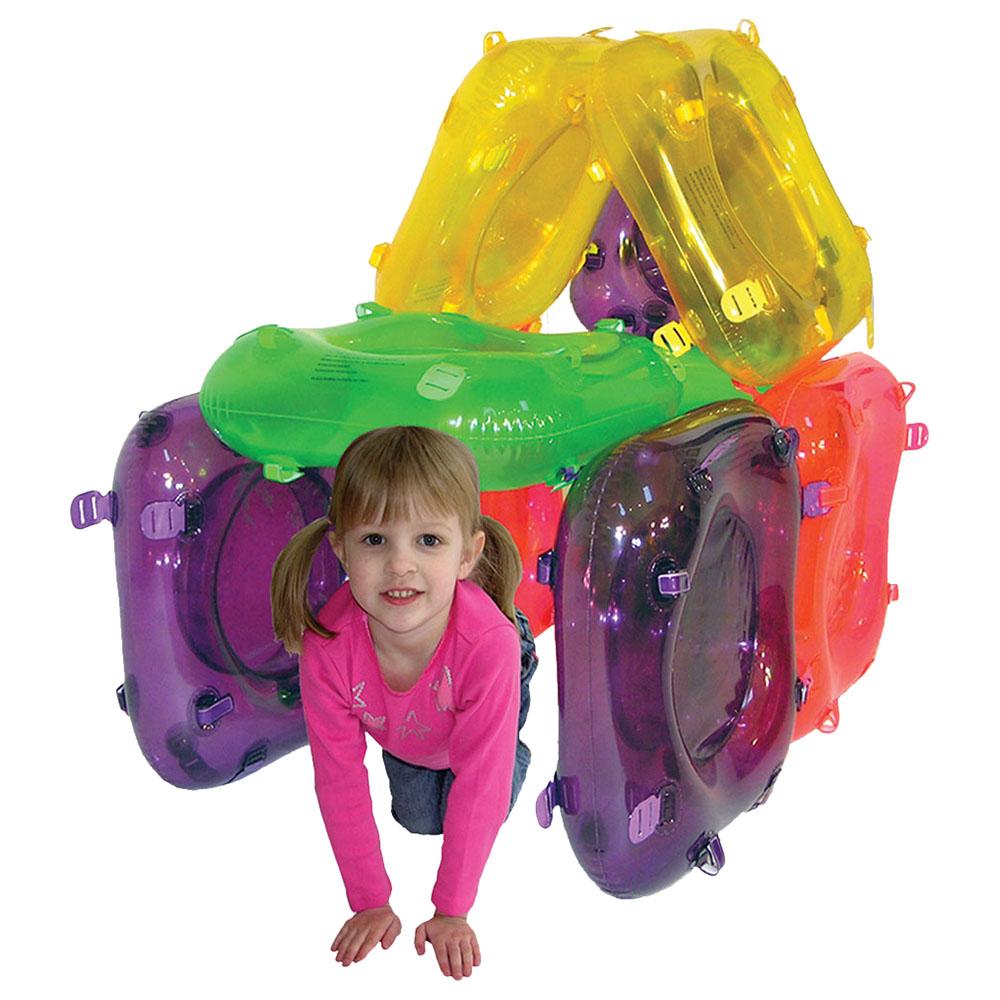 لعبة تعلم البناء للأطفال Eduk8 Worldwide Aerobloks Inflatable Building Toy