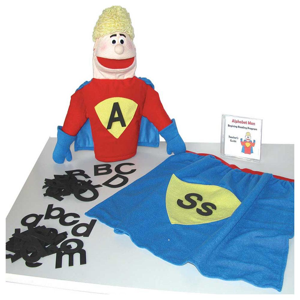 لعبة تعلم الأبجدية للأطفال Eduk8 Worldwide Alphabet Puppet Man