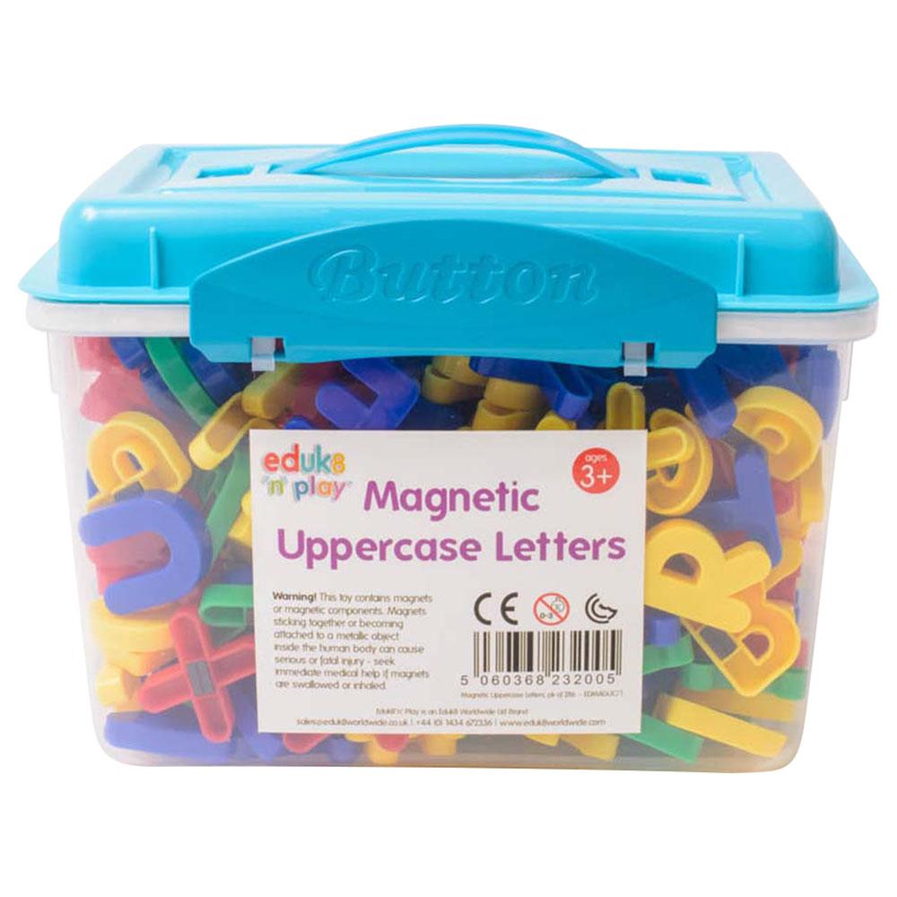 لعبة الأحرف المغناطيسية للأطفال Eduk8 Worldwide Magnetic Letters Upper Case