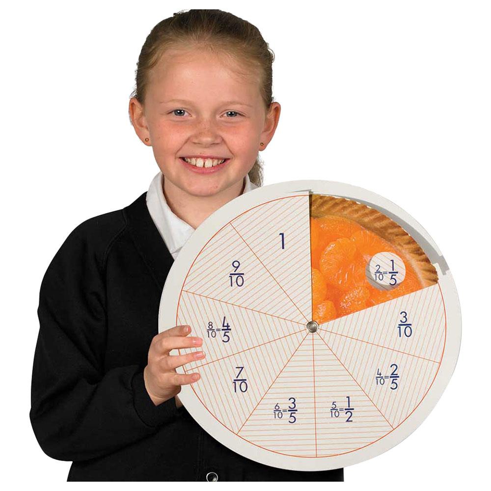 لعبة تعلم الكسور للأطفال Eduk8 Worldwide Fractions In Action 3 Tangerine