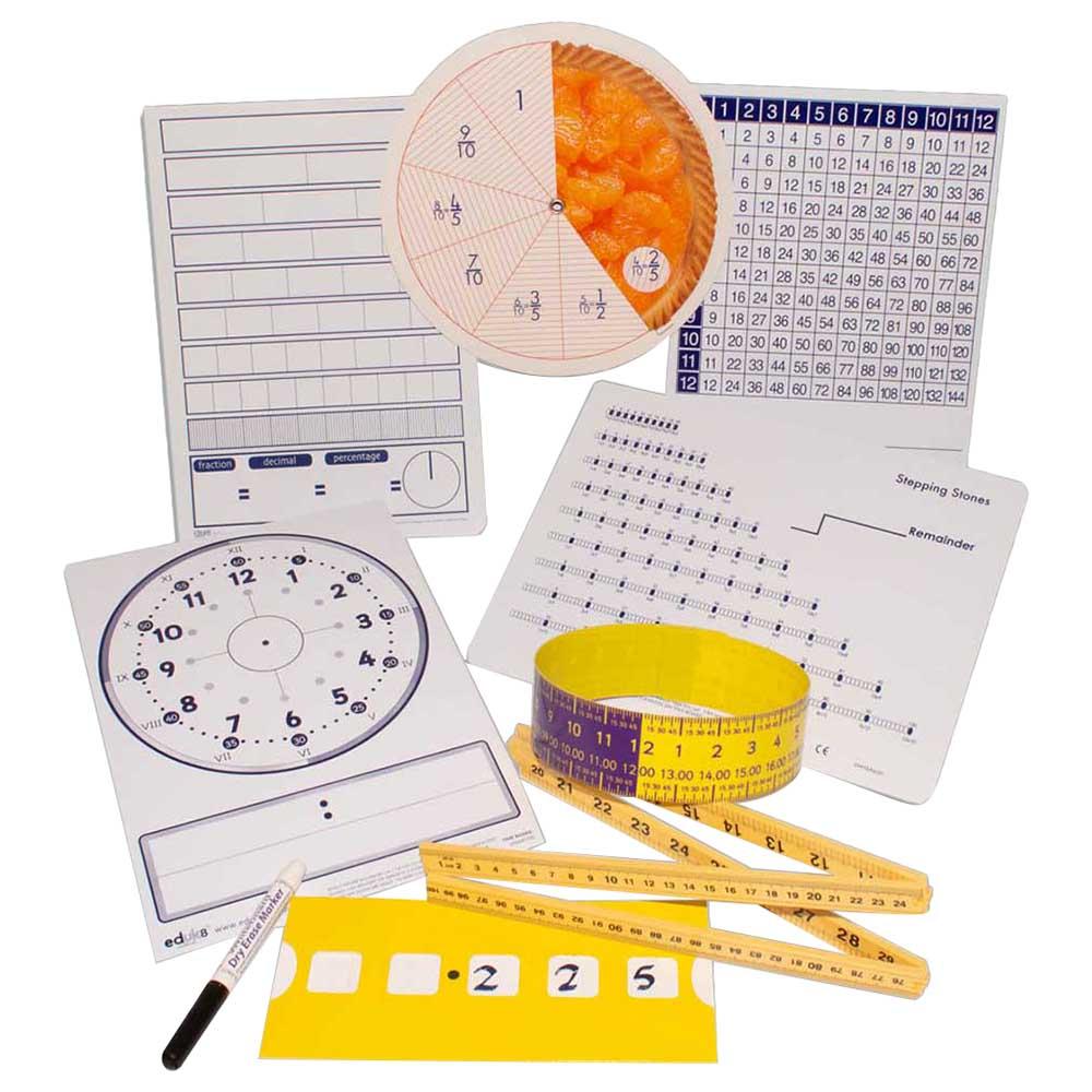 لعبة تعلم القياسات الهندسية للأطفال Eduk8 Worldwide Learning Pack Numeracy Key S2