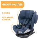 كرسي سيارة للاطفال لون حبري شيكو Chicco Unico Plus 0123 Car Seat - SW1hZ2U6NjUxMzgz