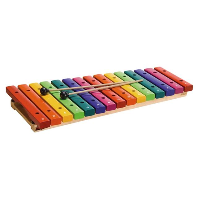 لعبة موسيقية اكسيليفون للاطفال هابا Haba Colored Xylophone - SW1hZ2U6NjU3MDcx