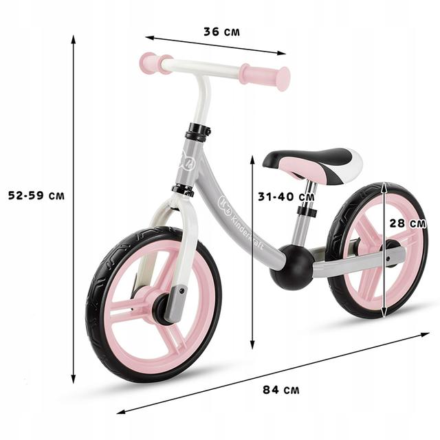 Kinderkraft 2waynext 2021 Balance Bike Rose Pink - SW1hZ2U6NjU3OTY5