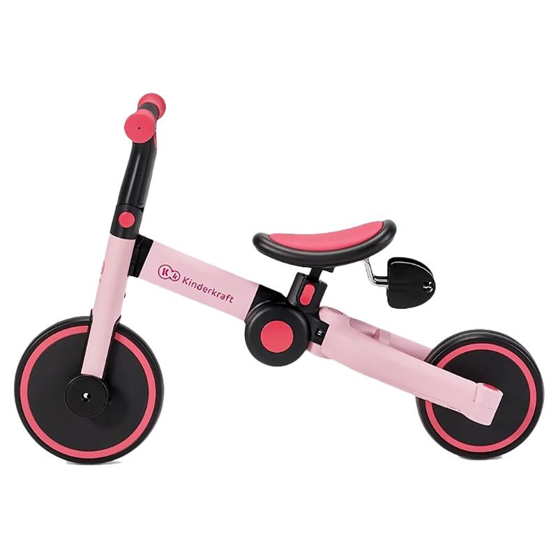سيكل اطفال سنتين ثلاثي العجلات قابل للطي زهري كيندر كرافت Kinderkraft Pink Collapsible Three Wheels Trike Tricycle - cG9zdDo2NTc5OTc=