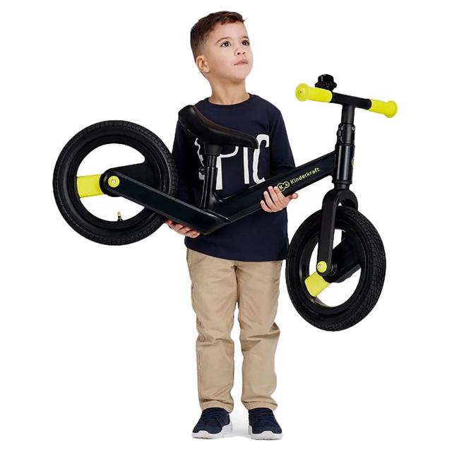 دراجة هوائية للأطفال لون أسود Goswift Balance Bike - Kinderkraft - SW1hZ2U6NjU4MDI0