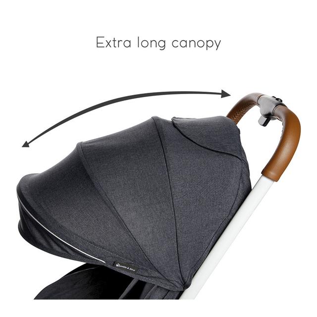 عربية اطفال للسفر قابلة للطي مناسبة للسفر رمادي بامبل & بيرد Bumble & Bird Grey Suitable For Travel Foldable Swyft Travel Stroller - SW1hZ2U6NjUzOTY5