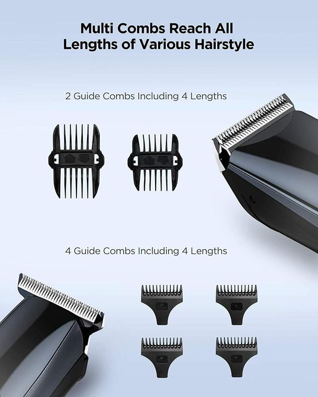 مجموعة حلاقة متعددة الوظائف Limural LM-7250+7256 Professional Electric Hair/Beard Cordless Trimmer Kit - SW1hZ2U6NjQyNTk1