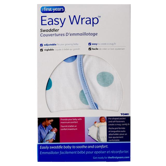 The First Years The First Year - Baby Easy Wrap Swaddler - Blue - SW1hZ2U6NjY3NTQ0