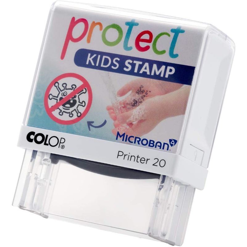 ختم للتشجيع على غسل اليدين للأطفال ماين ستامب Mine Stamp Protect Stamp - 1}