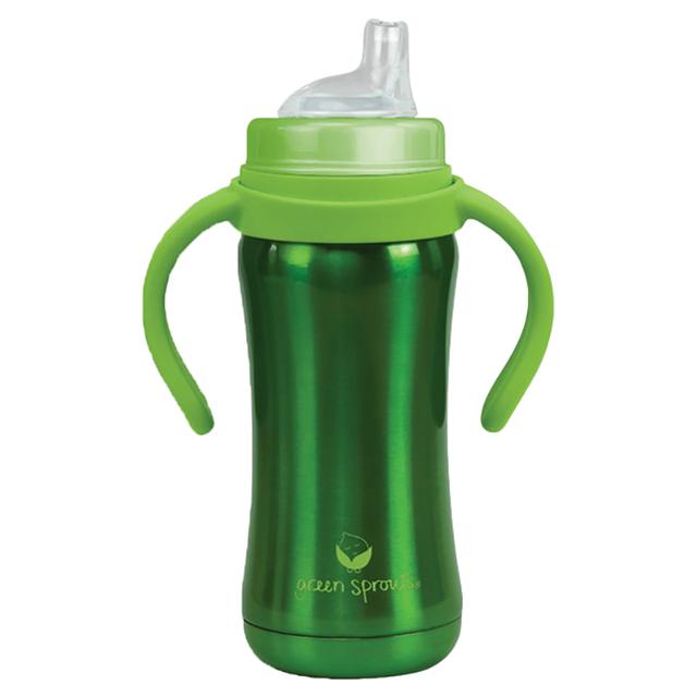 Green Sprouts Sippy Cup Made From Stainless Steel 6Oz-Green - SW1hZ2U6NjYyNDQ2