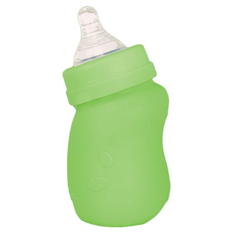 رضاعة الأطفال بسعة 147 مل لون أخضر Green Sprouts - Baby Bottle W/ Silicone Cover