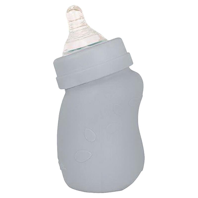 رضاعة الأطفال بسعة 147 مل لون رمادي Green Sprouts - Baby Bottle W/ Silicone Cover